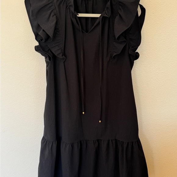 Black Ruffled Dress - Picture 8 of 11